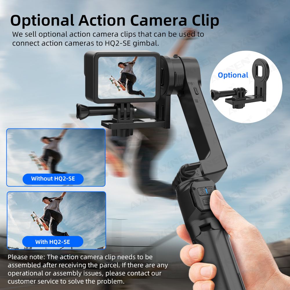 AXNEN HQ2-SE Smartphone Gimbal - Drone Gimbal For Gopro のレビューと価格