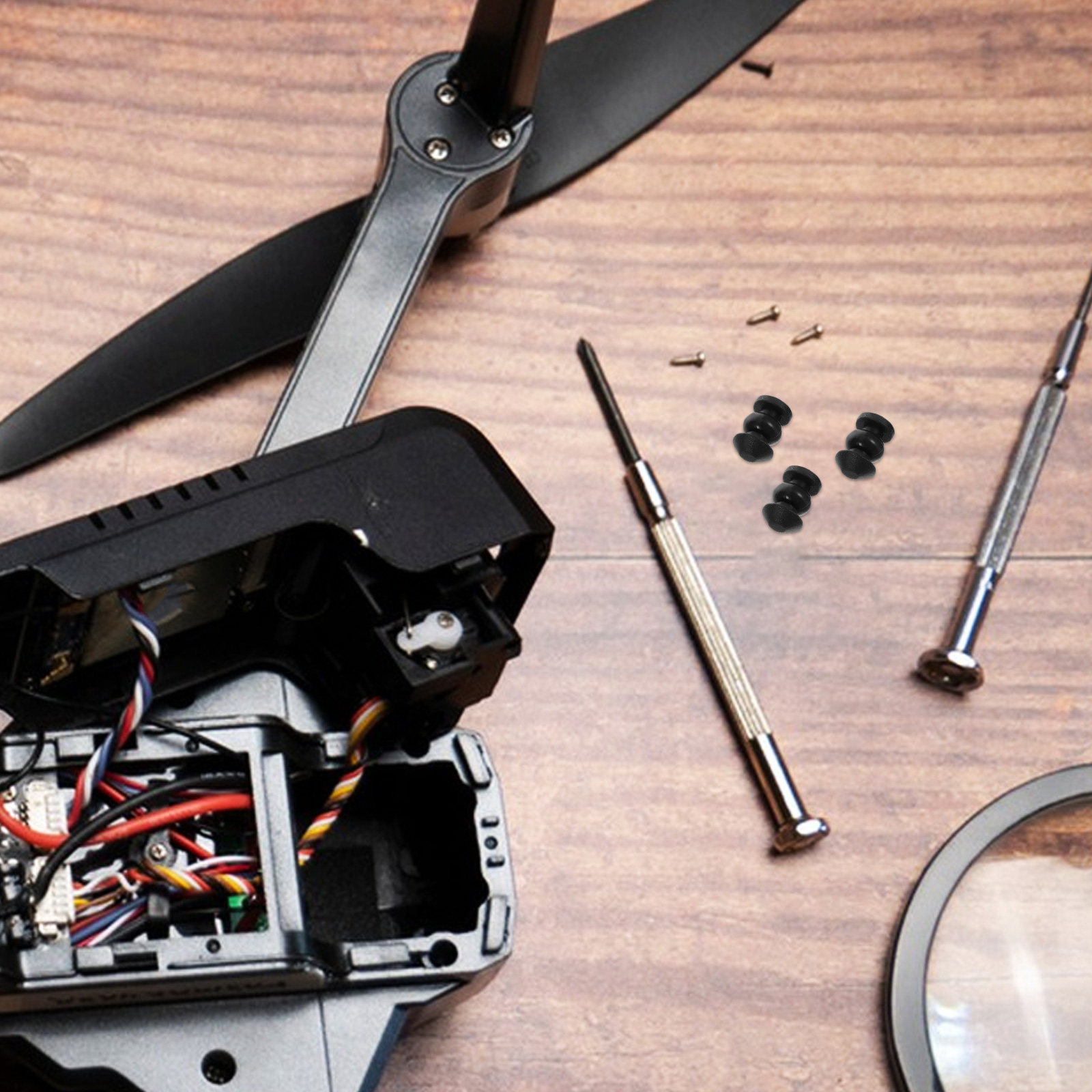 10Pcs Drone Gimbal Shock Absor - Drone Gimbal Dampener のレビューと価格