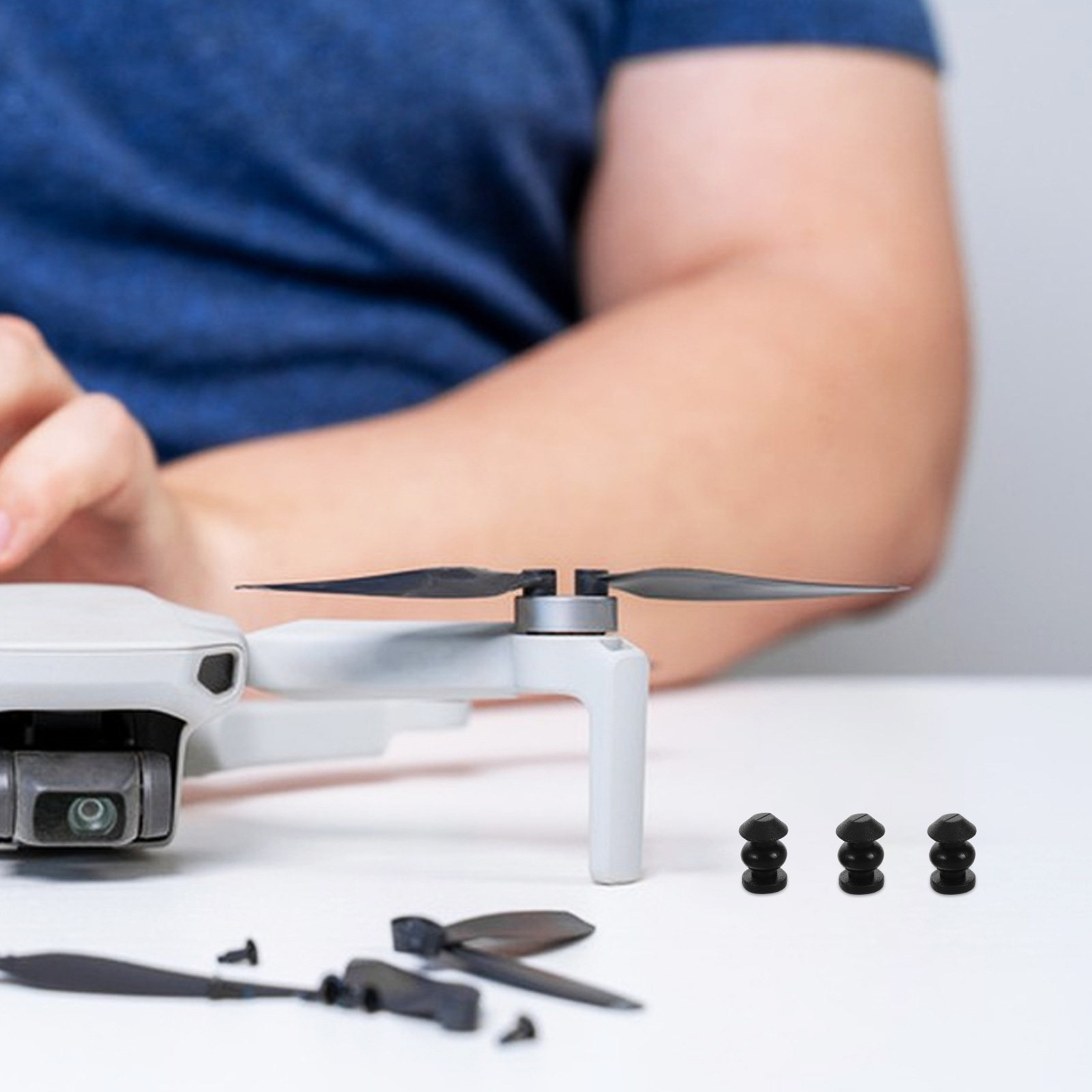 10Pcs Drone Gimbal Shock Absor - Drone Gimbal Dampener のレビューと価格