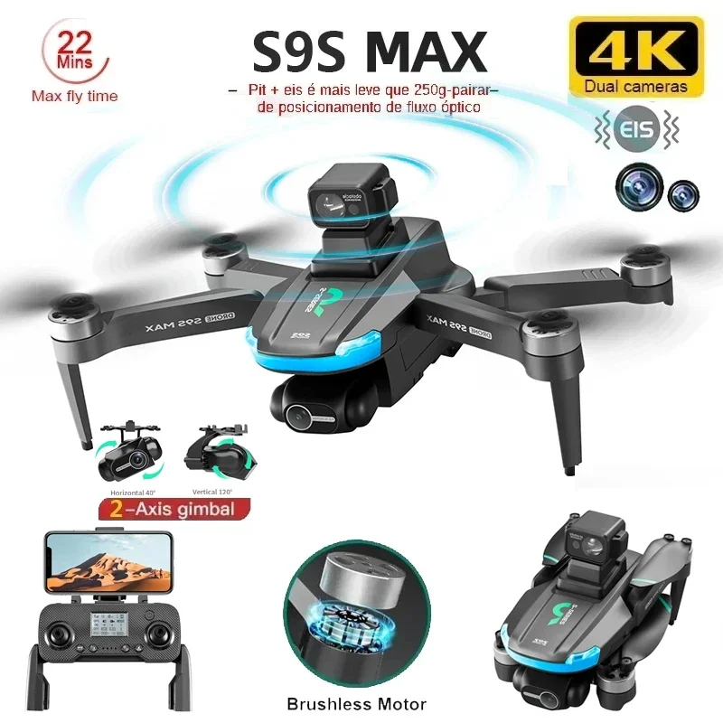 NEW S9S MAX MINI Drone 4K 2-Ax - Drone Gimbal 2 Axis のレビューと価格