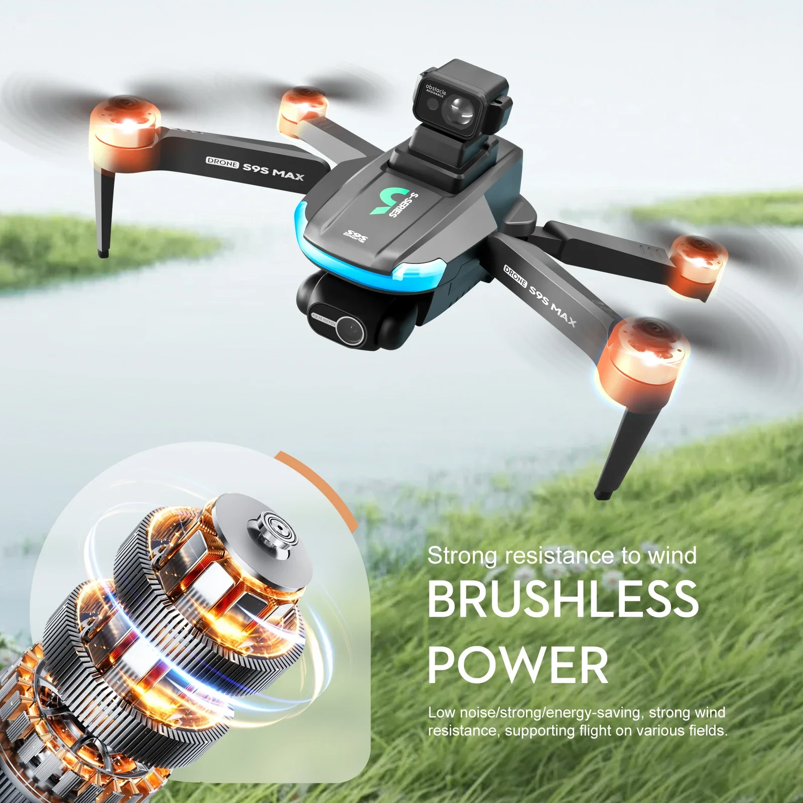 NEW S9S MAX MINI Drone 4K 2-Ax - Drone Gimbal 2 Axis のレビューと価格