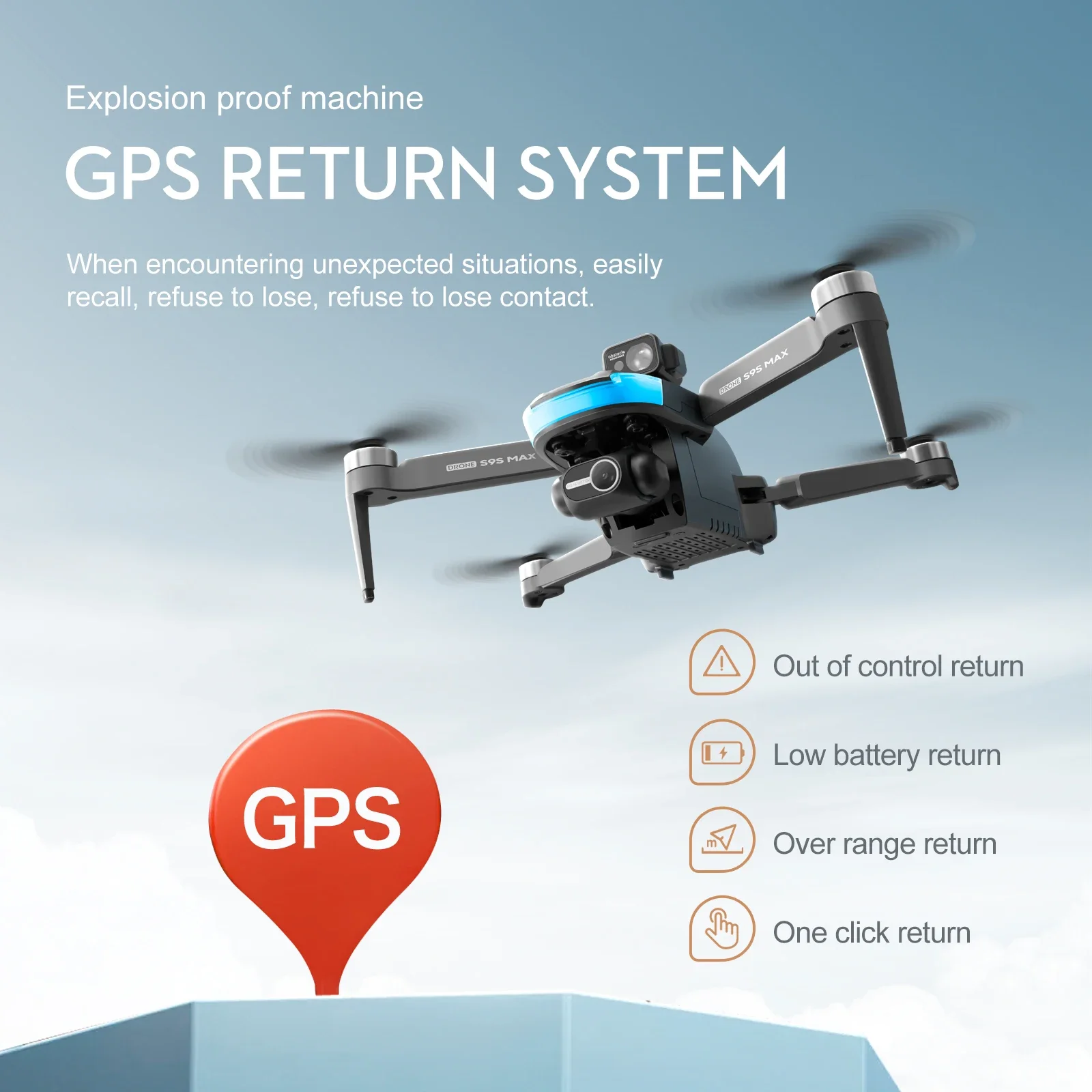 NEW S9S MAX MINI Drone 4K 2-Ax - Drone Gimbal 2 Axis のレビューと価格