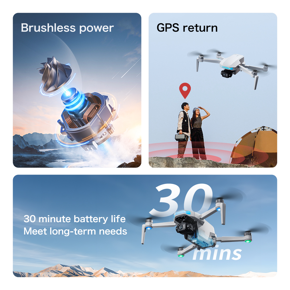 S-X1 MAX GPS Drone with 3-Axis - Drone Gimbal 3 Axis のレビューと価格