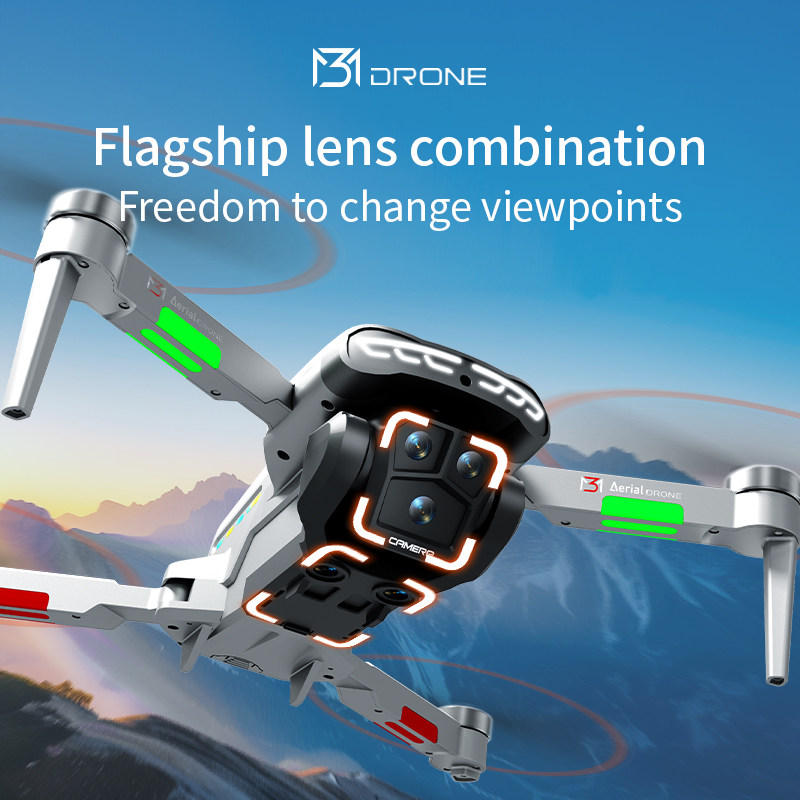 M3 Professional Drone 4K HD Ae - Drone Gimbal 2 Axis のレビューと価格