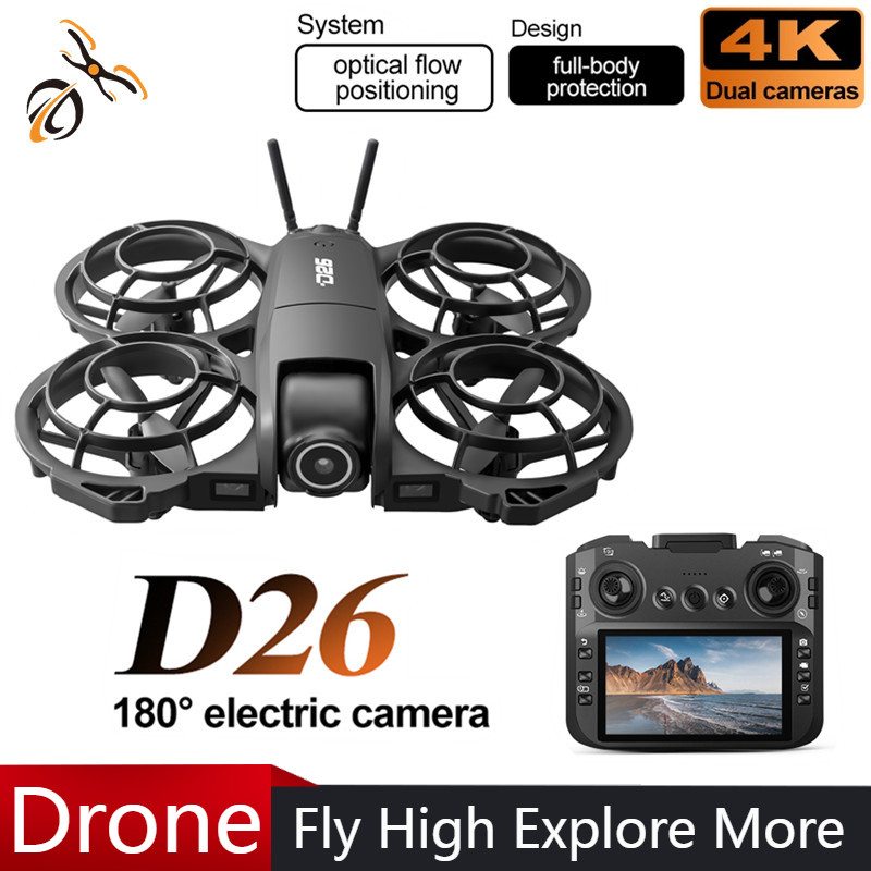 D26 Drone 4K Aerial HD 180° Ca - Drone Gimbal 2 Axis のレビューと価格