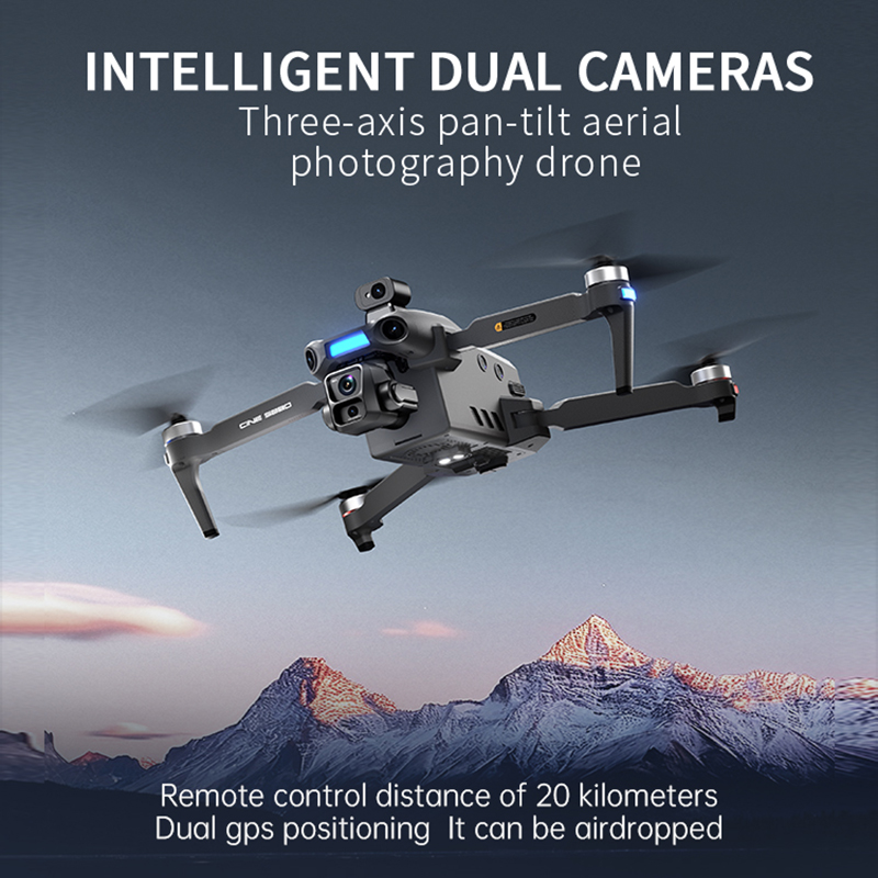 2026 New 8K Dual Camera Drone  - Drone Gimbal 3 Axis のレビューと価格