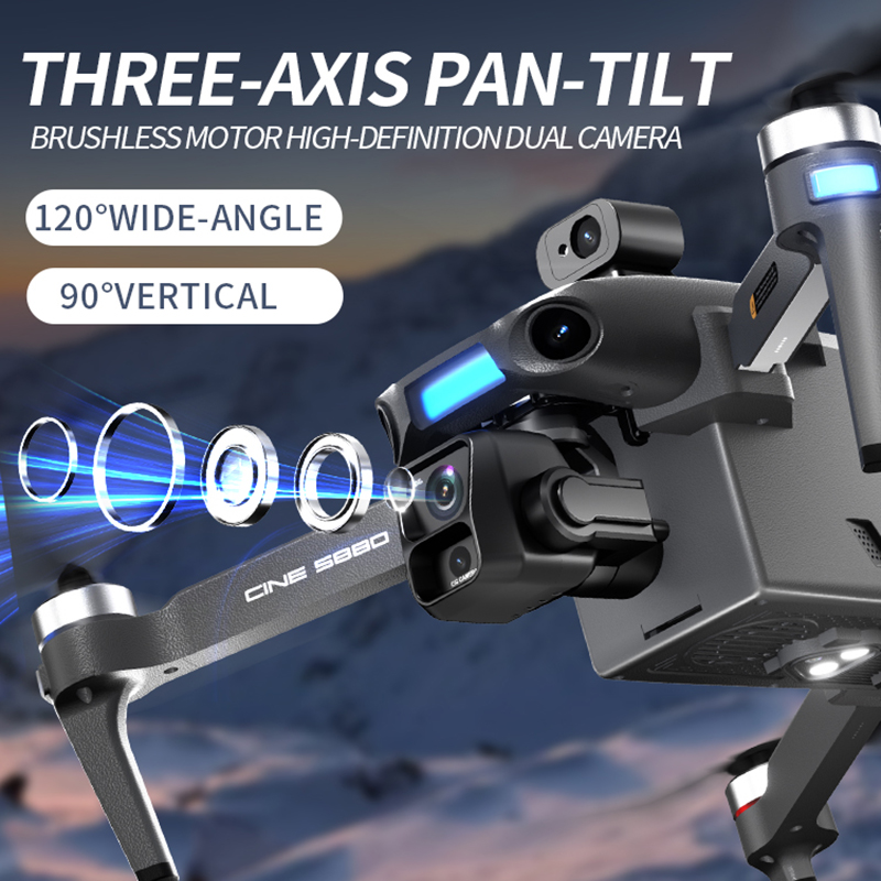 2026 New 8K Dual Camera Drone  - Drone Gimbal 3 Axis のレビューと価格