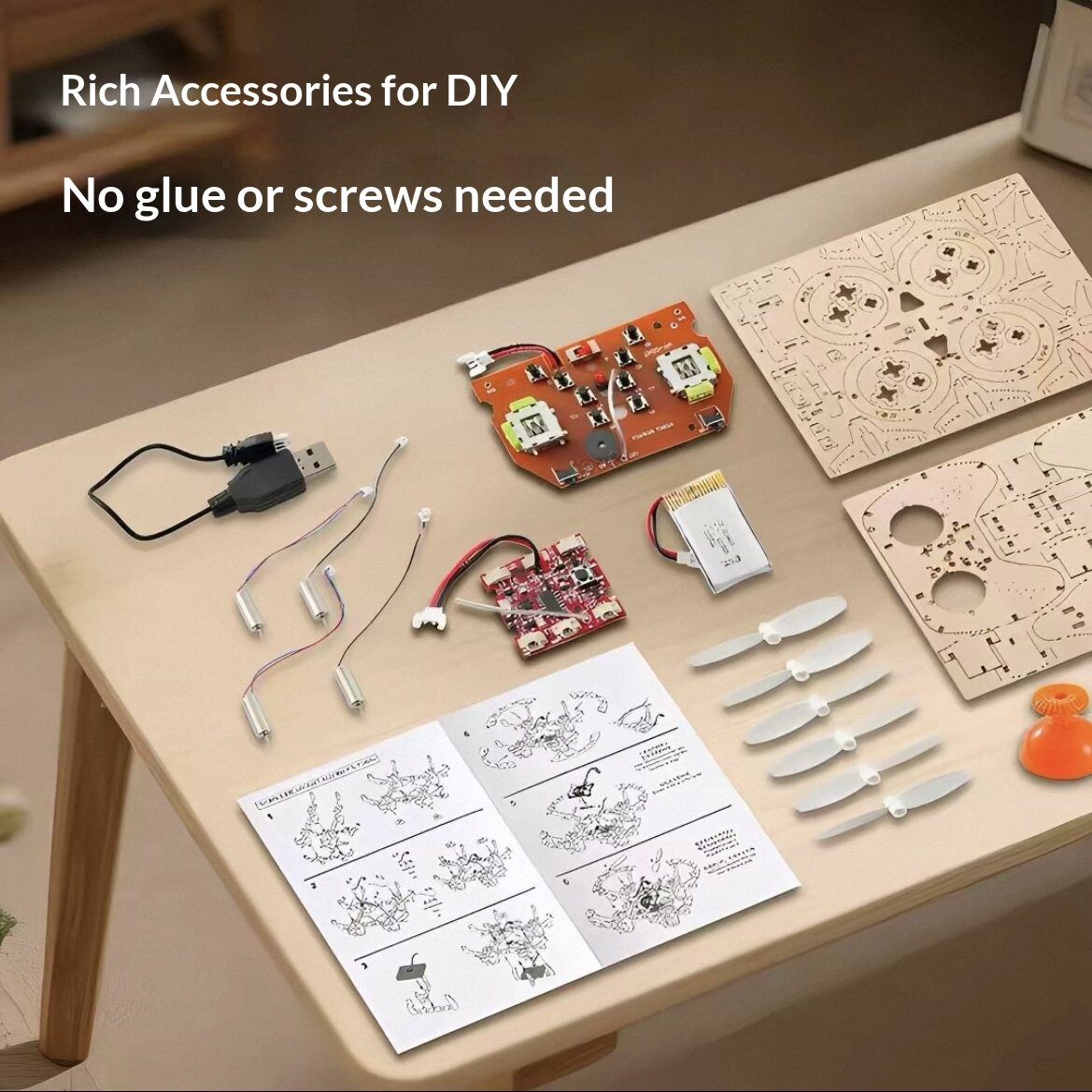 2026 New Wooden DIY Assembled  - Drone Gimbal Controller のレビューと価格