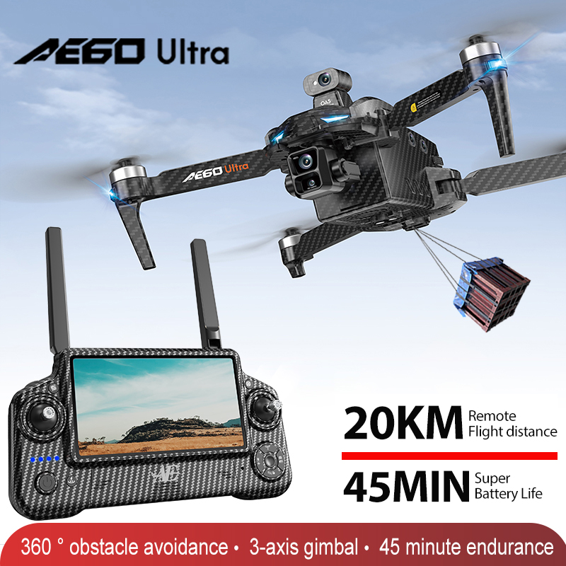 AE60 GPS Drone Professional 8K - Drone Gimbal 3 Axis のレビューと価格