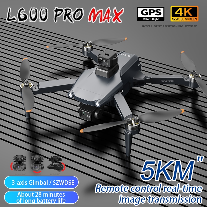 L600 Pro MAX /L600 PRO Drone 4 - Drone Gimbal 3 Axis のレビューと価格
