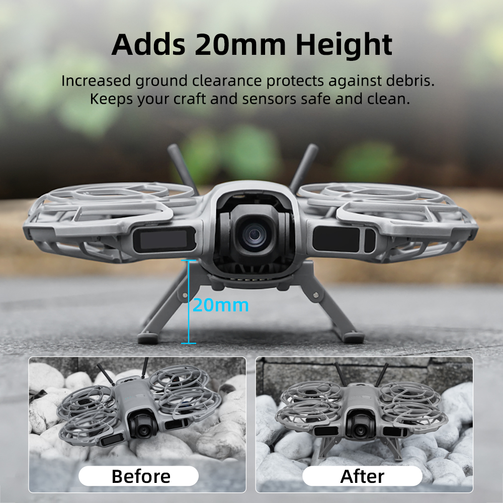 BRDRC Folding Landing Gear for - Drone Gimbal Mount のレビューと価格