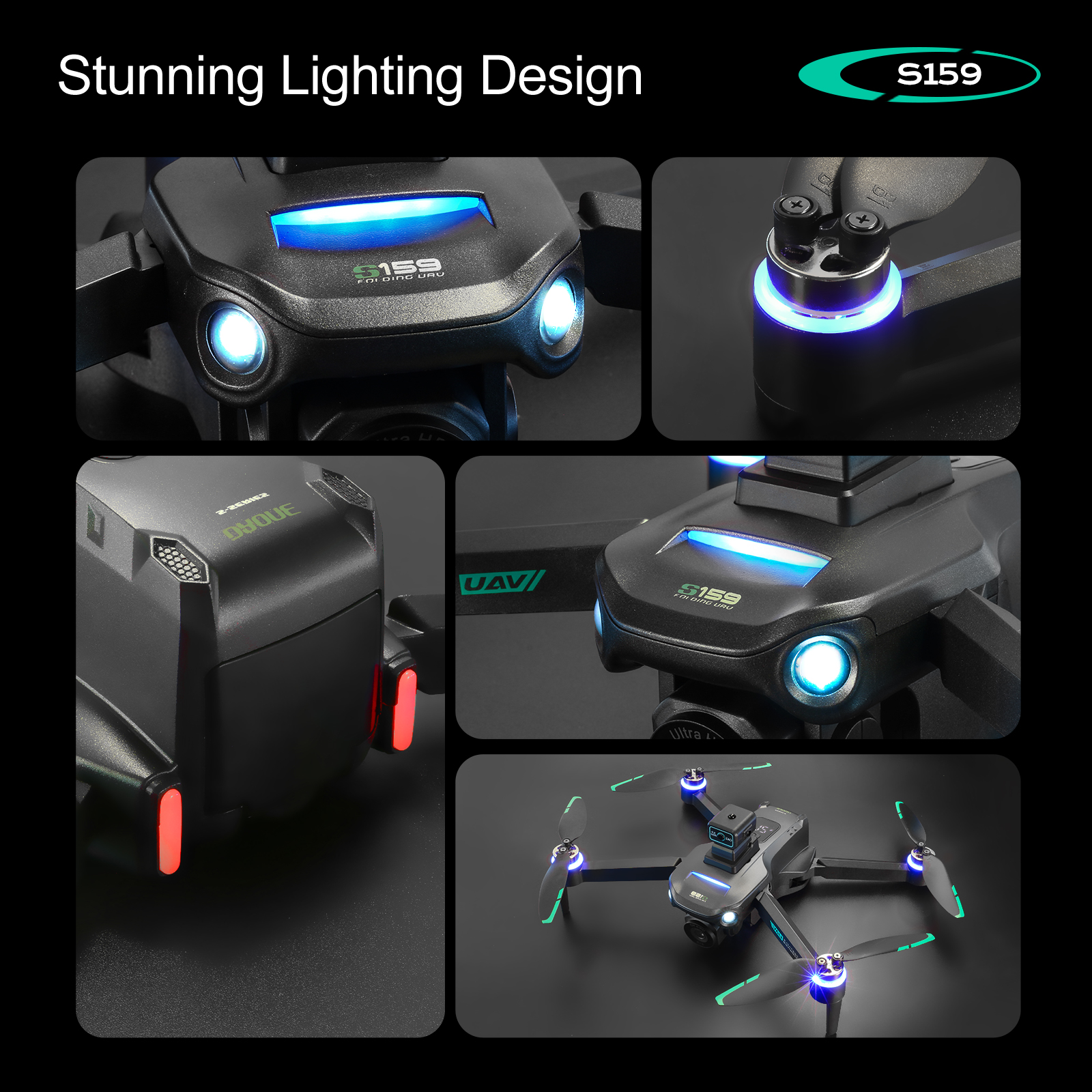 S159 GPS Drone 4K Profesional  - Drone Gimbal Brushless のレビューと価格