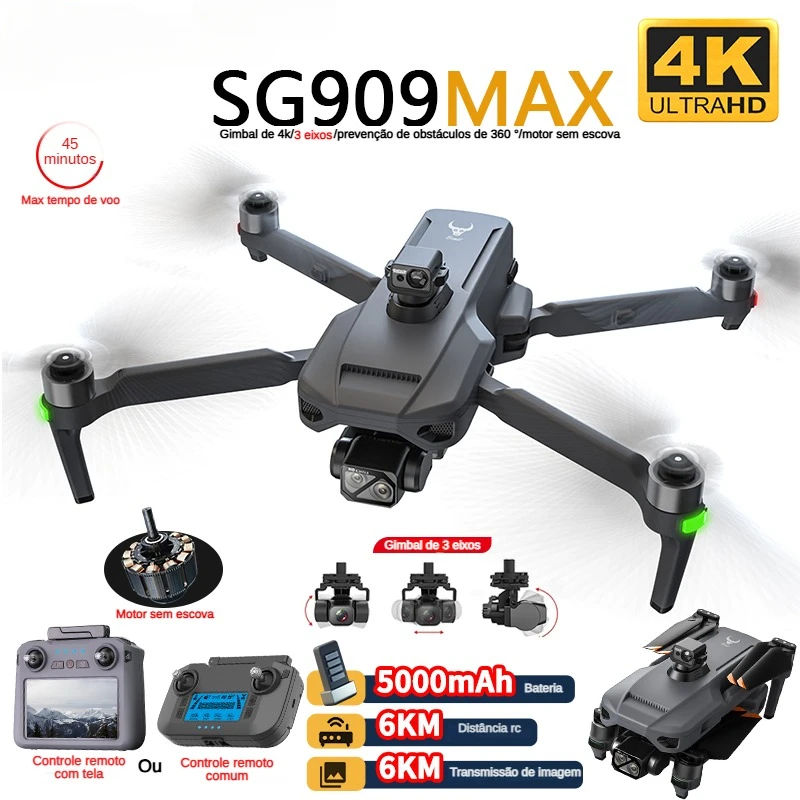 ZLL SG909 SG909MAX Professiona - Drone Gimbal 3 Axis のレビューと価格